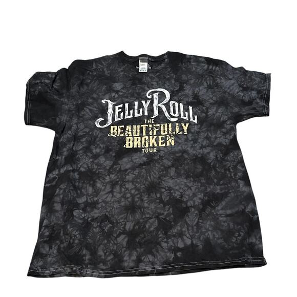 Jelly Roll "The Beautifully Broken Tour" t-shirt tie dye size XL - Picture 1 of 5